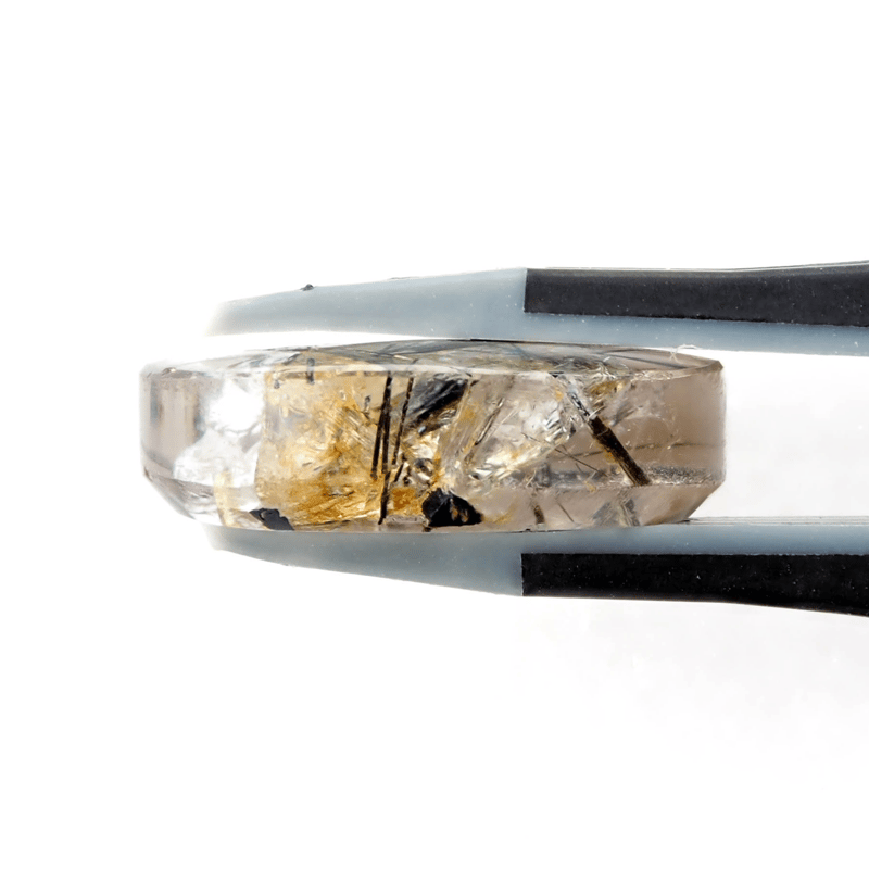 魅惑のインクルージョン】トルマリンインクォーツ 23.0ct | まる