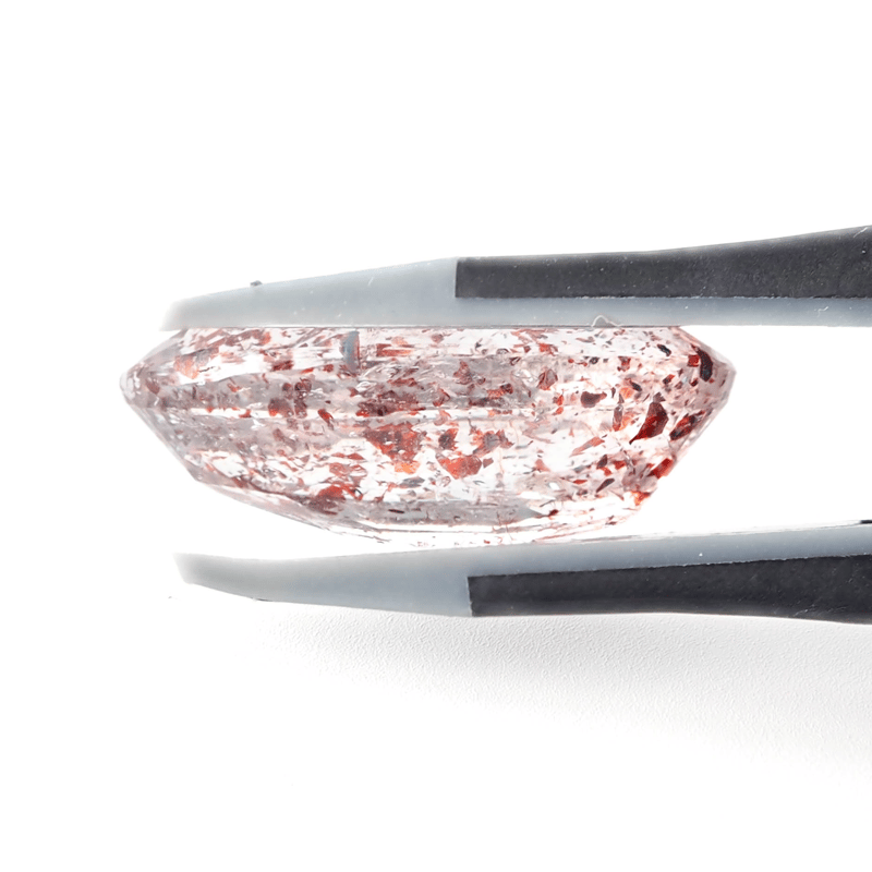 魅惑のインクルージョン】レピドクロサイトインクォーツ 15.0ct | まる