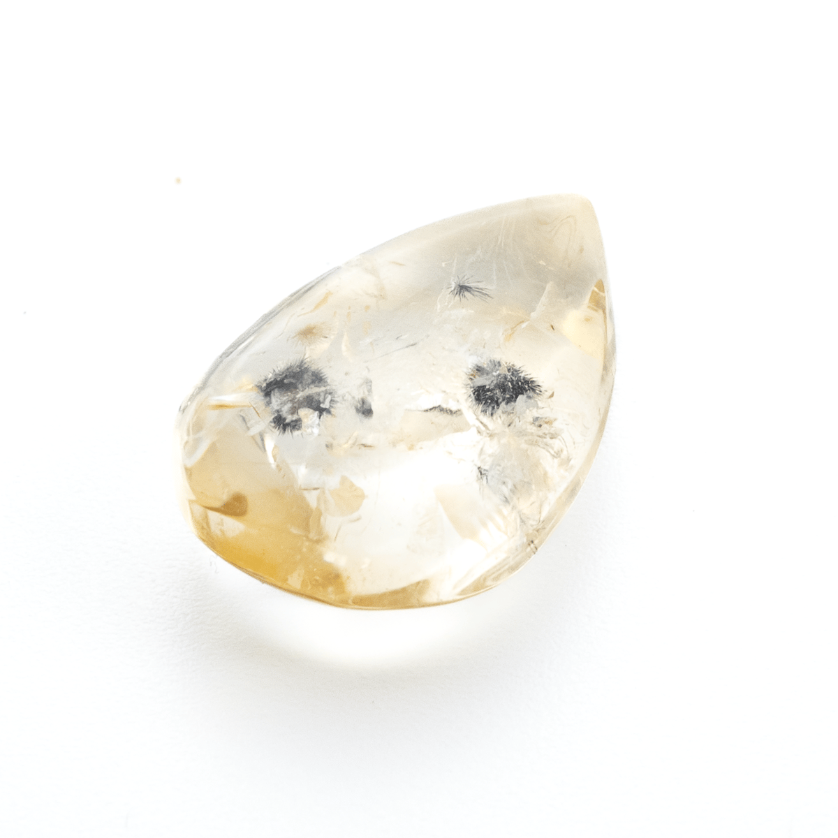 内包物がかわいい希少石】ロマネサイトインシトリン 12.85ct
