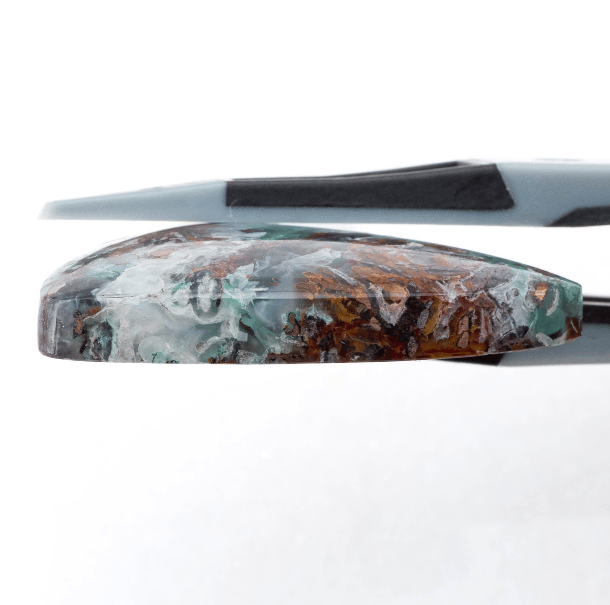 鮮やかインクルージョン】コッパークリソコラインカルセドニー 28.7ct