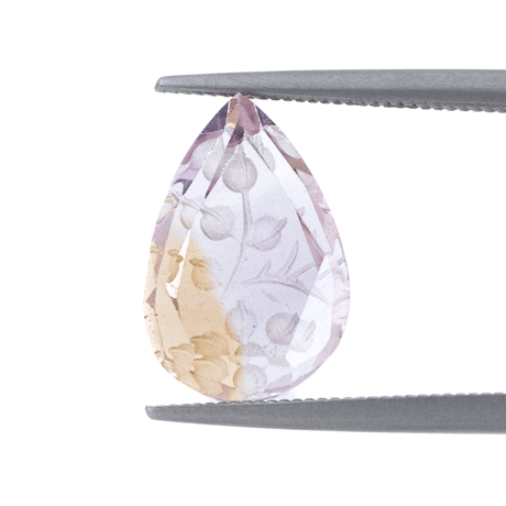 【花模様のインタリオが輝く】アメトリン 5.05ct