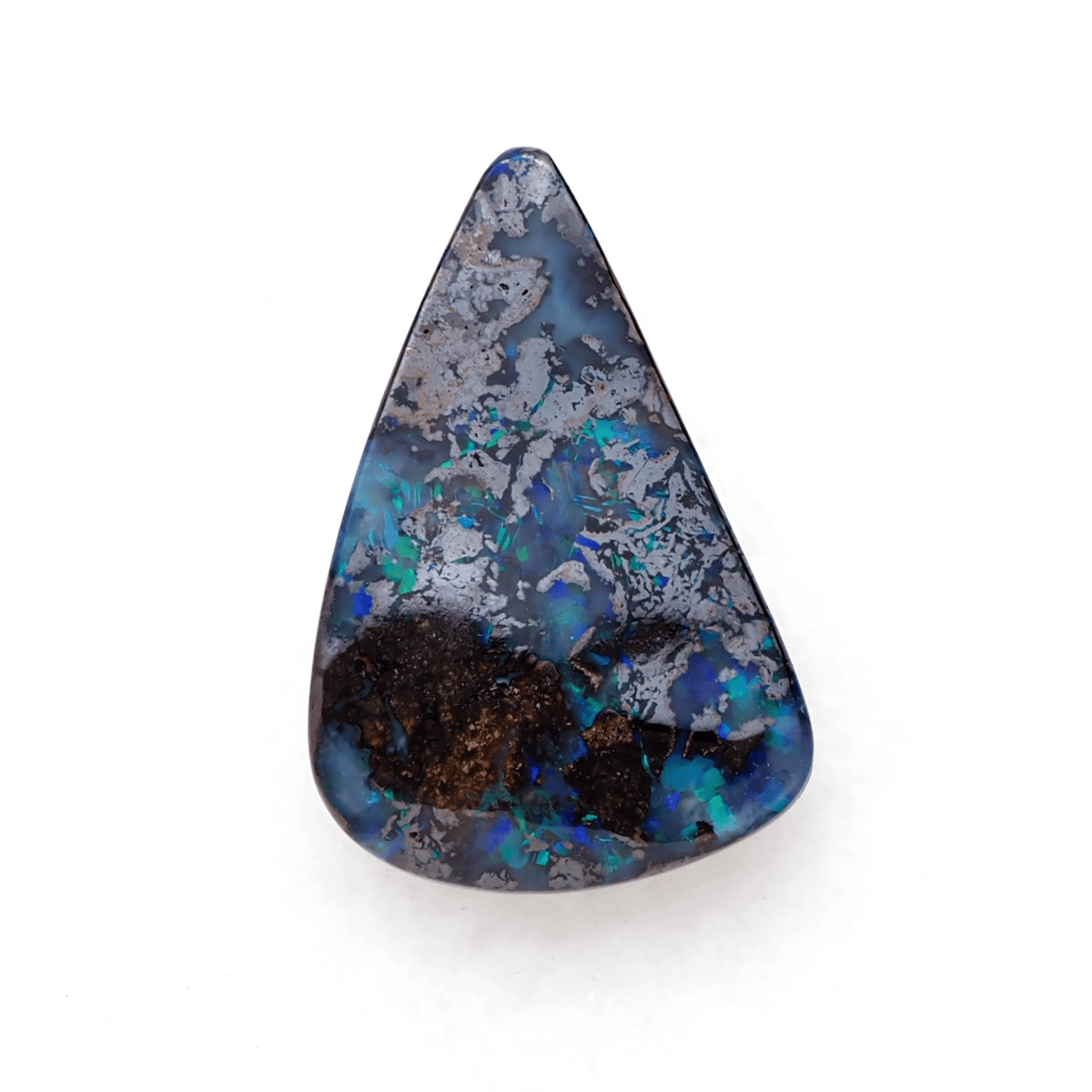 あふれるブルーの光が魅力】ボルダーオパール 6.4ct | まるむ商会