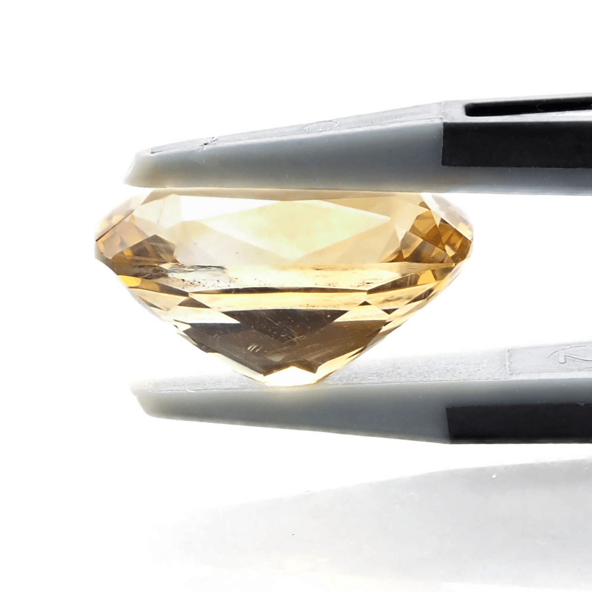 no.0102  水泡のシャンパンシトリン　一点物 希少なシャンパンカラーの非加熱シトリン】シトリン 5.49ct | まるむ商会