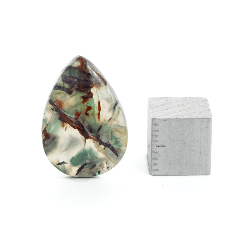 鮮やかインクルージョン】コッパークリソコラインカルセドニー 11.40ct
