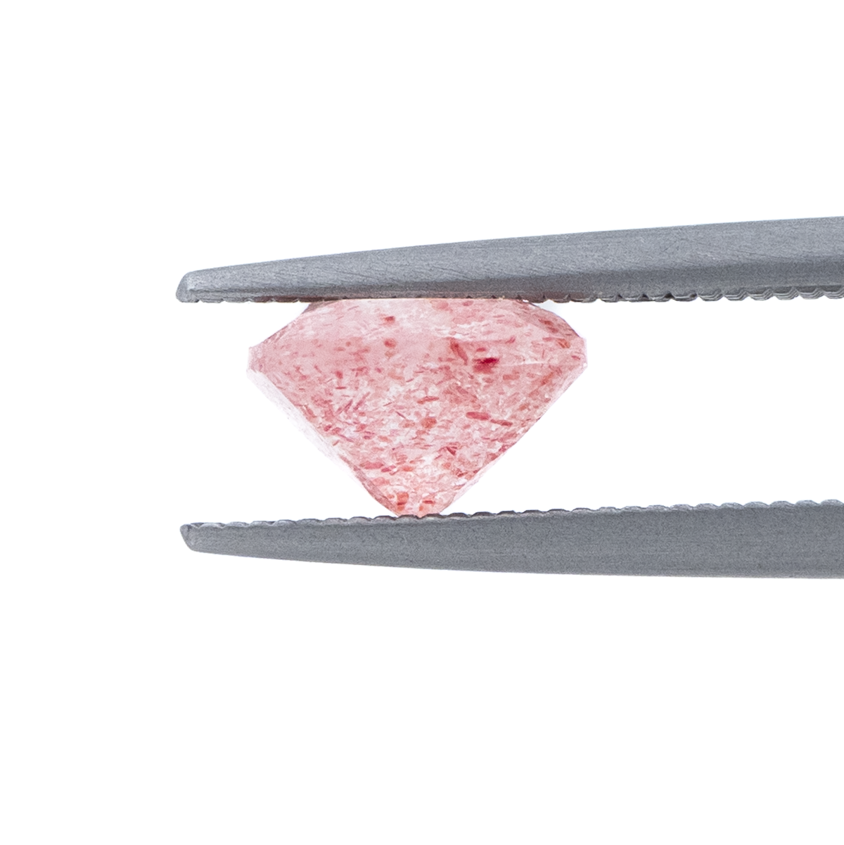 赤い内包物が可愛い石】ストロベリークォーツ 2.1ct | まるむ商会