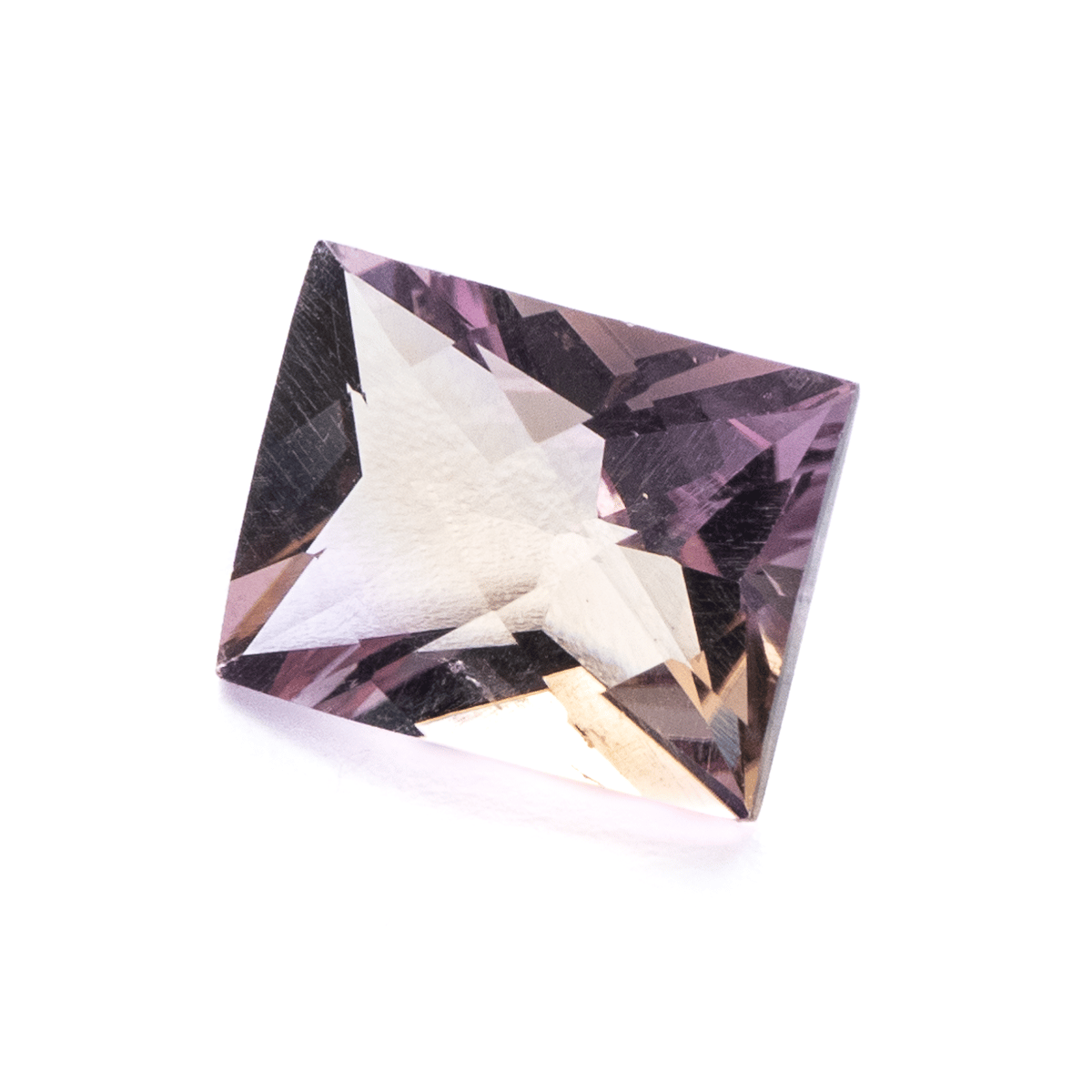 独創的なカットが輝くバイカラーの石】アメトリン 3.53ct | まるむ商会