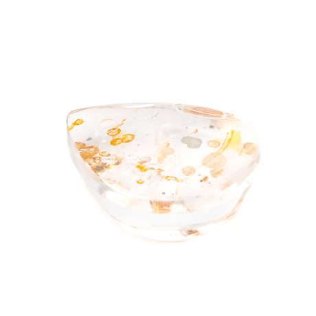 【華やかで可愛らしいルース】パイライト入りリモナイトインクォーツ 8.5ct