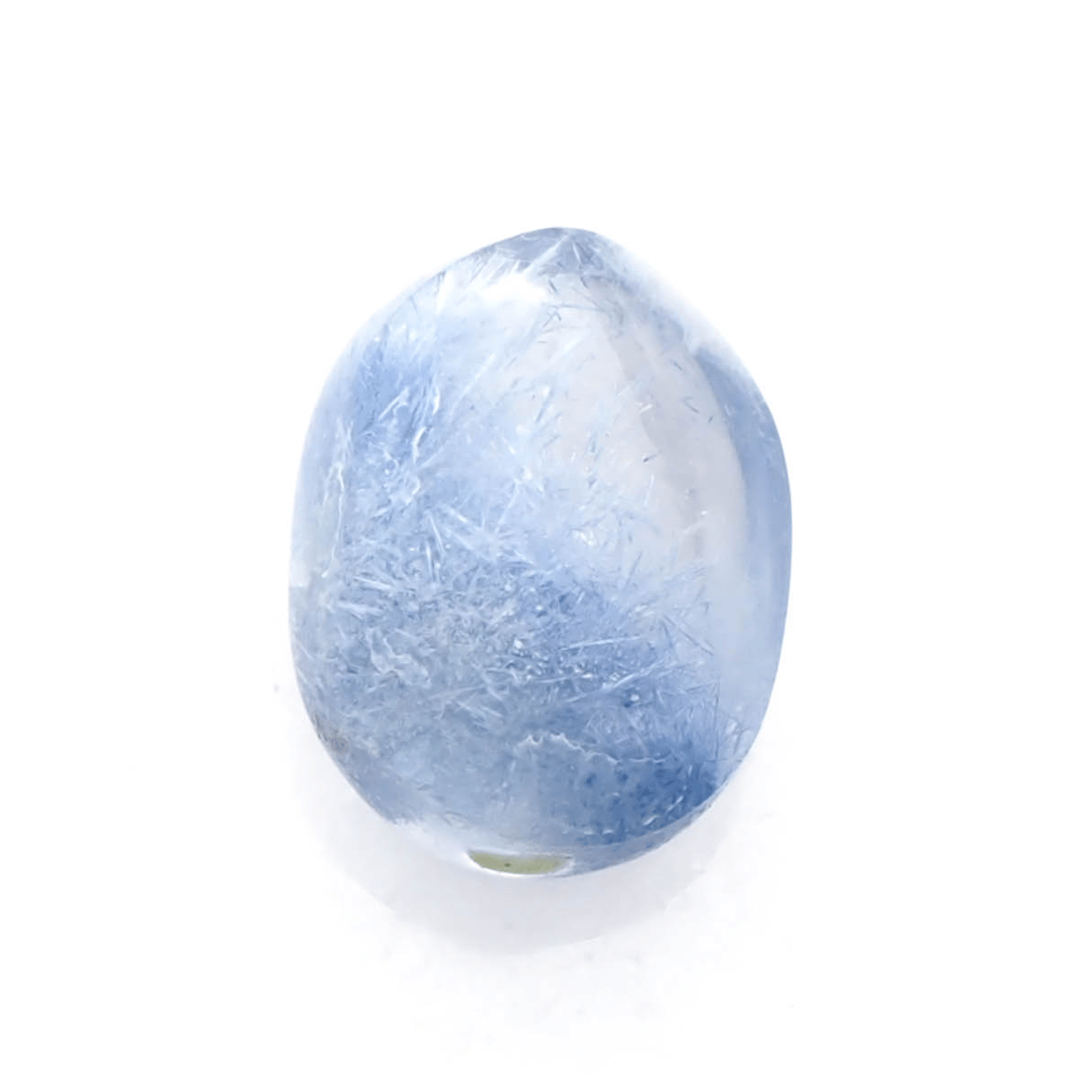 薄紫の結晶が美しいルース】デュモルチェライトインクォーツ