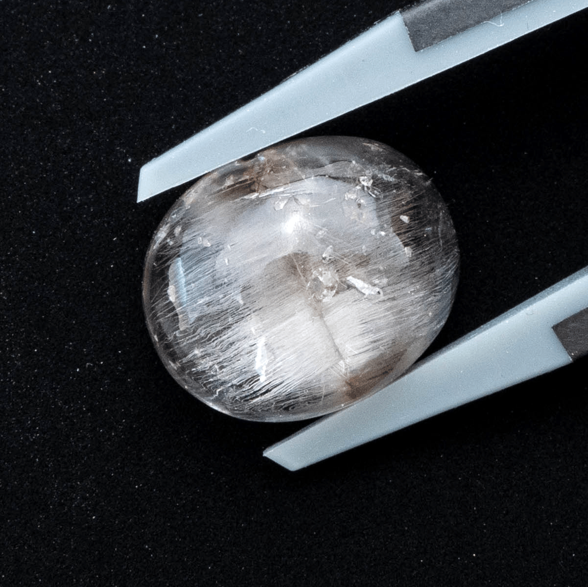 白銀の輝き】プラチナルチルクォーツ 4.8ct | まるむ商会 白銀の輝き】プラチナルチルクォーツ 4.8ct | まるむ商会