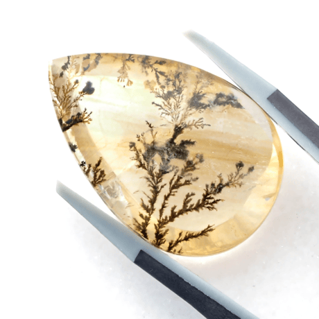 【華やかな個性を感じさせる】デンドリティッククォーツ 18.2ct