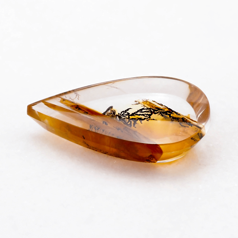 幾何学模様の不思議なクォーツ】デンドリティッククォーツ 24.95ct