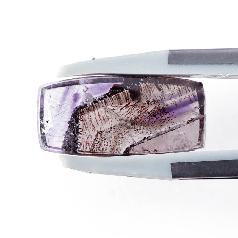 魅惑のインクルージョン】ゲーサイトインアメジスト 5.4ct | まるむ商会