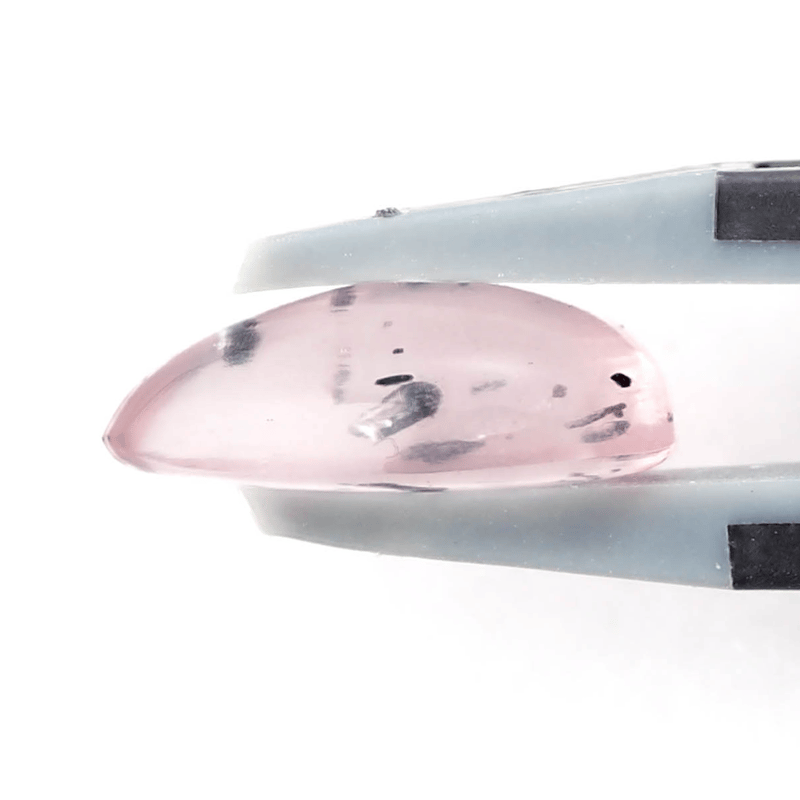 甘辛ミックスが刺激的】ダイオプサイトインローズクォーツ 2.8ct 甘辛ミックスが刺激的】ダイオプサイトインローズクォーツ 2.8ct
