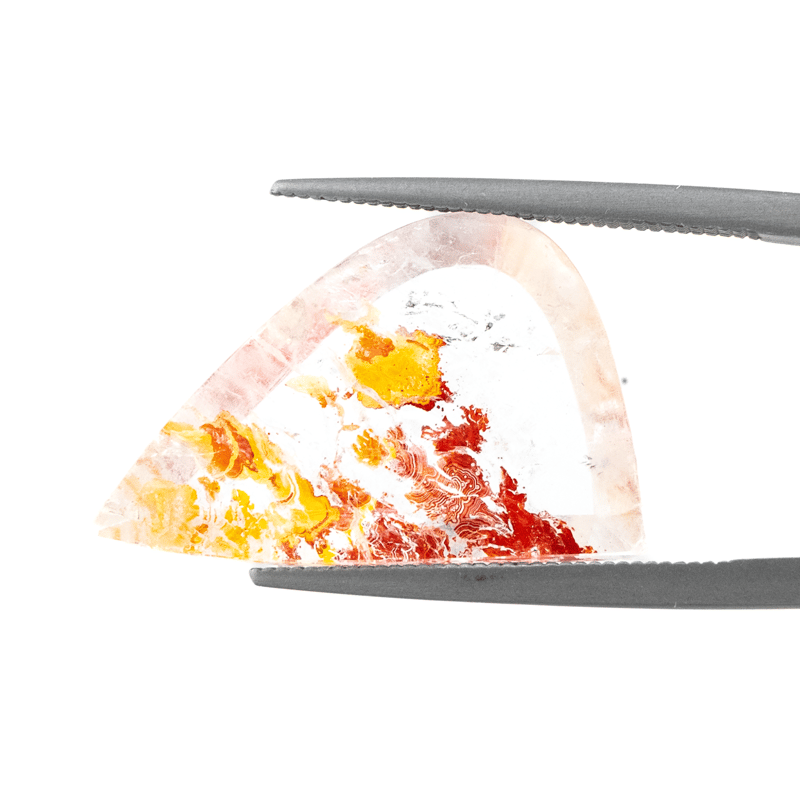 魅惑のインクルージョン】 リモナイトインクォーツ 13.15ct | まるむ商会