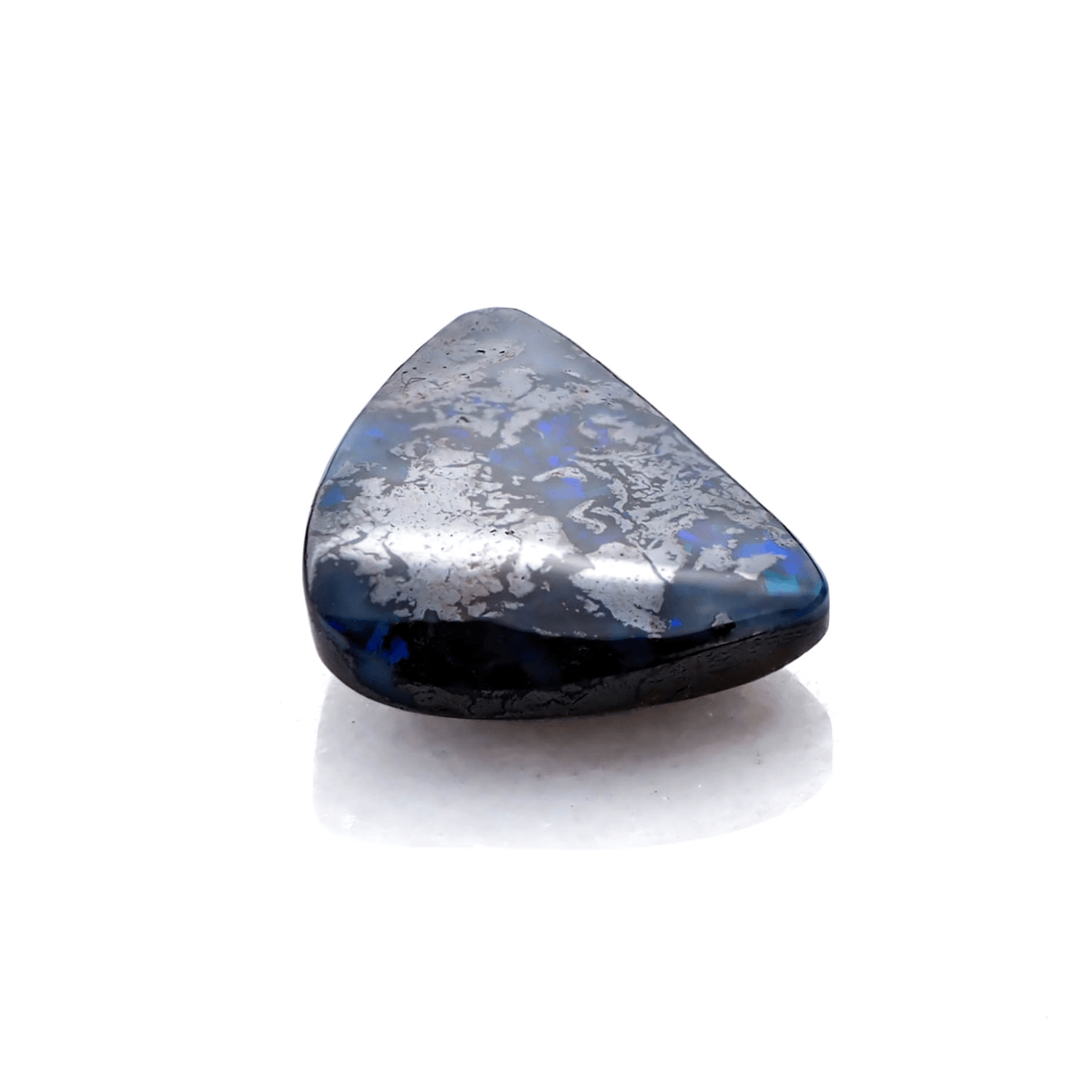 あふれるブルーの光が魅力】ボルダーオパール 6.4ct | まるむ商会