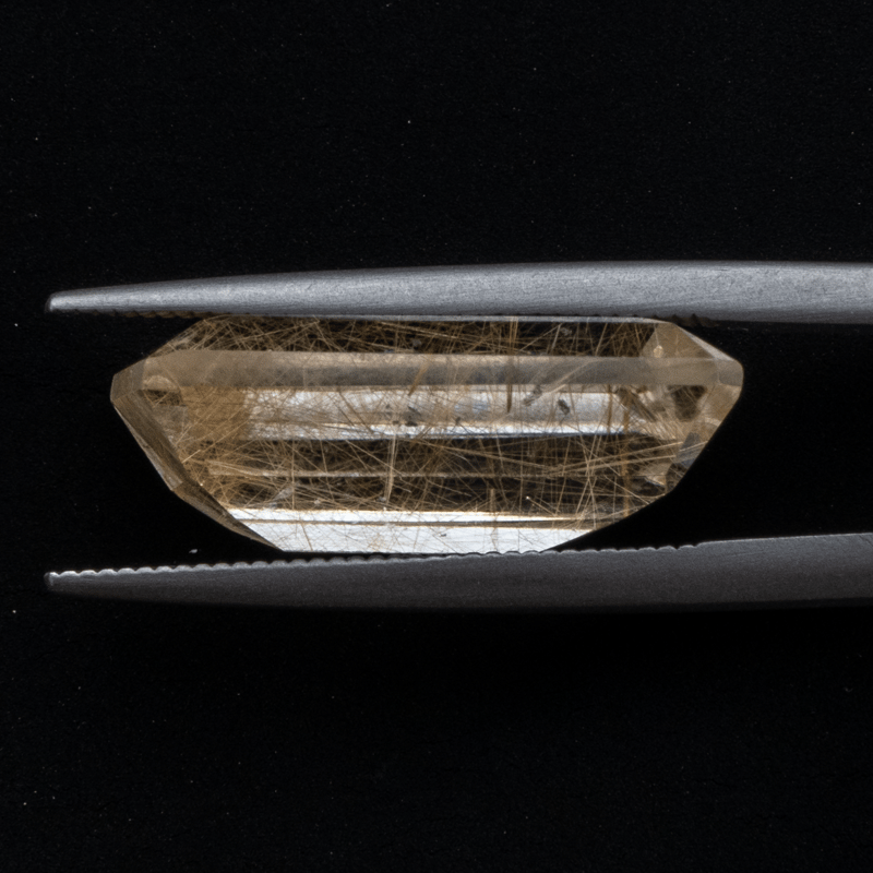 繊細な黄金の針が魅力】ルチルクォーツ 11.55ct | まるむ商会 繊細な黄金の針が魅力】ルチルクォーツ 11.55ct | まるむ商会