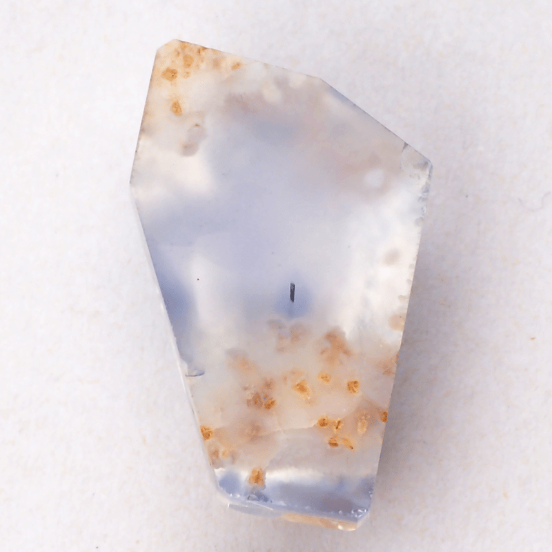 美麗ダブレット】クォーツxリーフアゲート 19.40ct | まるむ商会