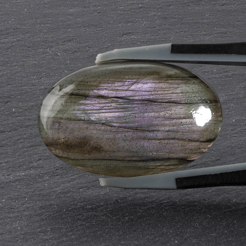 幻想的なピンクの輝き】ピンクラブラドライト 22.0ct | まるむ商会