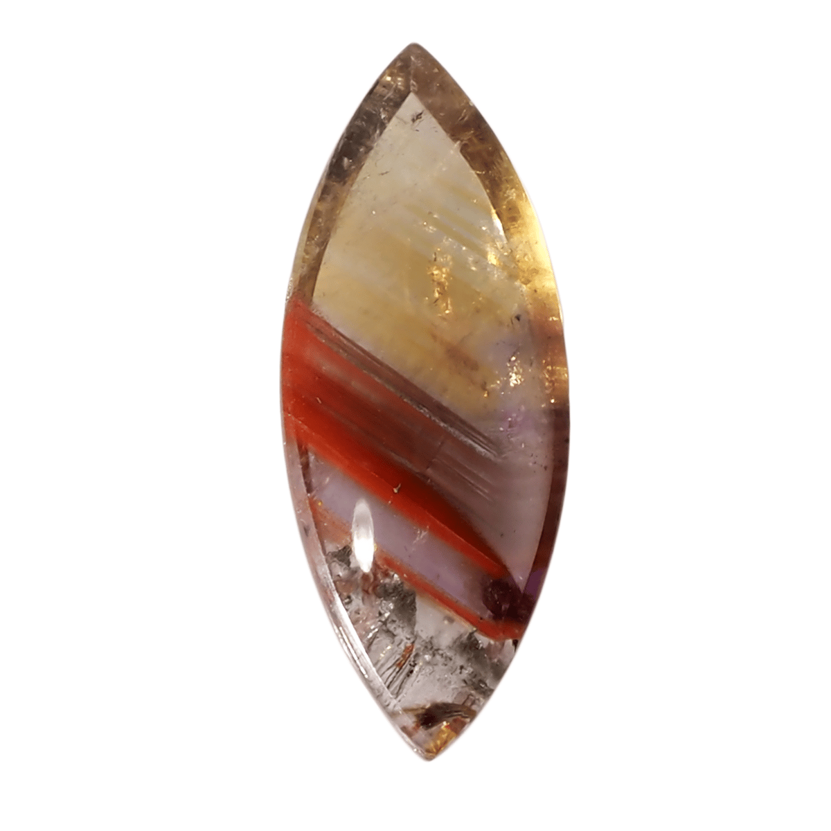 魅惑のインクルージョン】レッドパッションクォーツ 4.05ct | まるむ商会