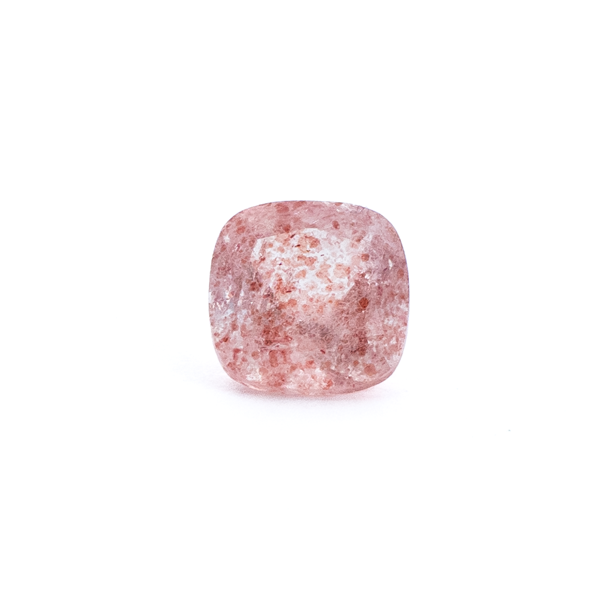 赤い内包物が可愛い石】ストロベリークォーツ 2.1ct | まるむ商会