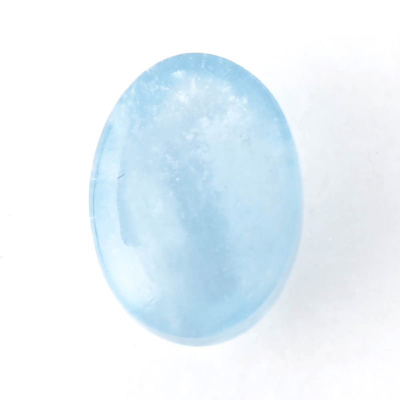 はる美しいレインボーインクルージョン★非加熱アクアマリン★オーダー インクルージョン入りアクア】ミルキーアクアマリン 10.0ct | まるむ商会