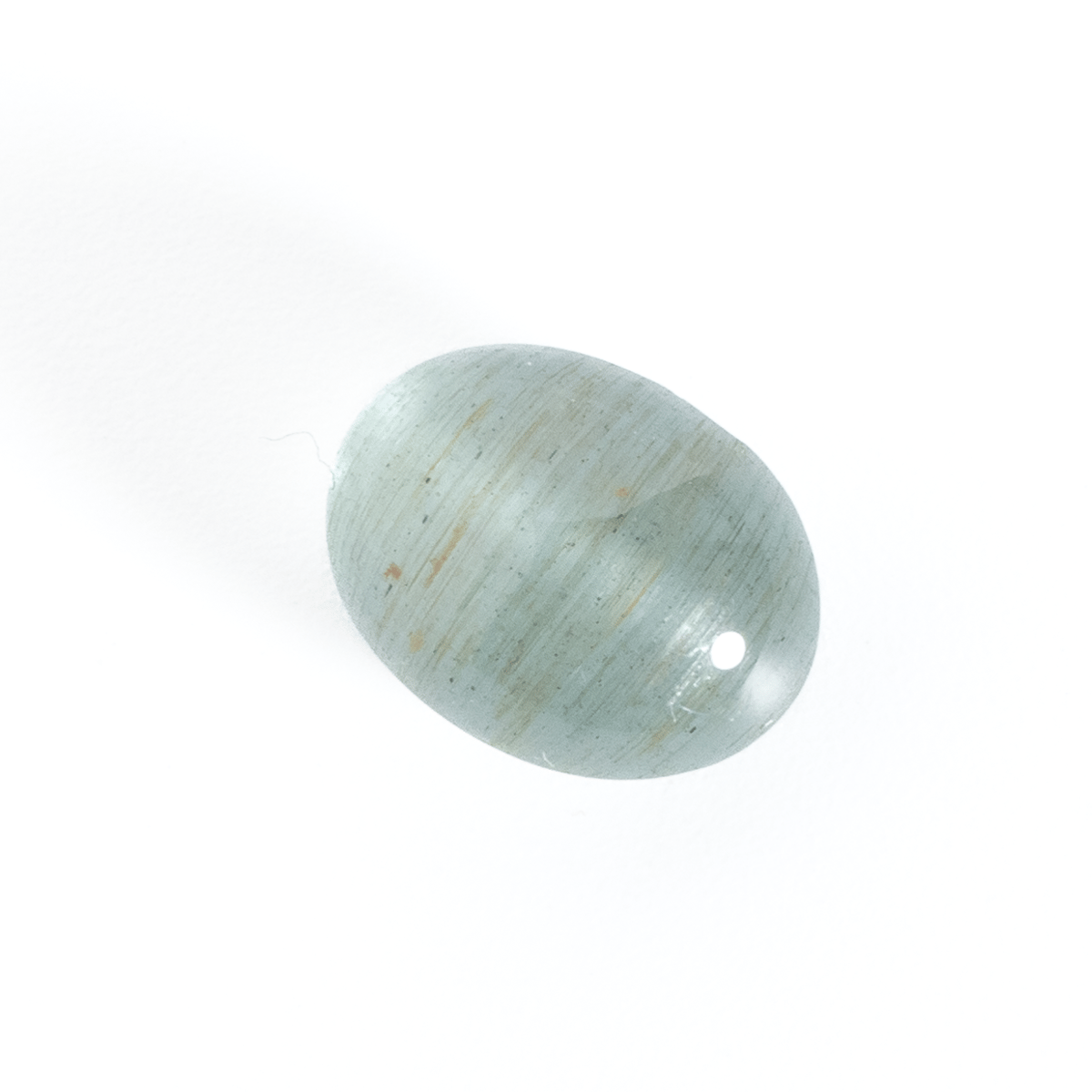 ほんのり輝くキャッツが美しい】アクアマリンキャッツアイ 4.9ct