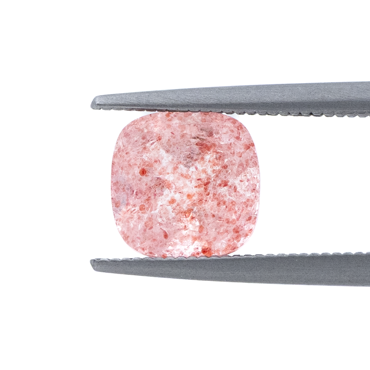 赤い内包物が可愛い石】ストロベリークォーツ 2.1ct | まるむ商会