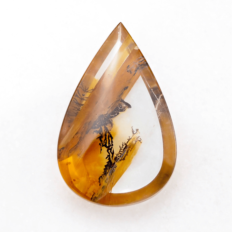幾何学模様の不思議なクォーツ】デンドリティッククォーツ 24.95ct