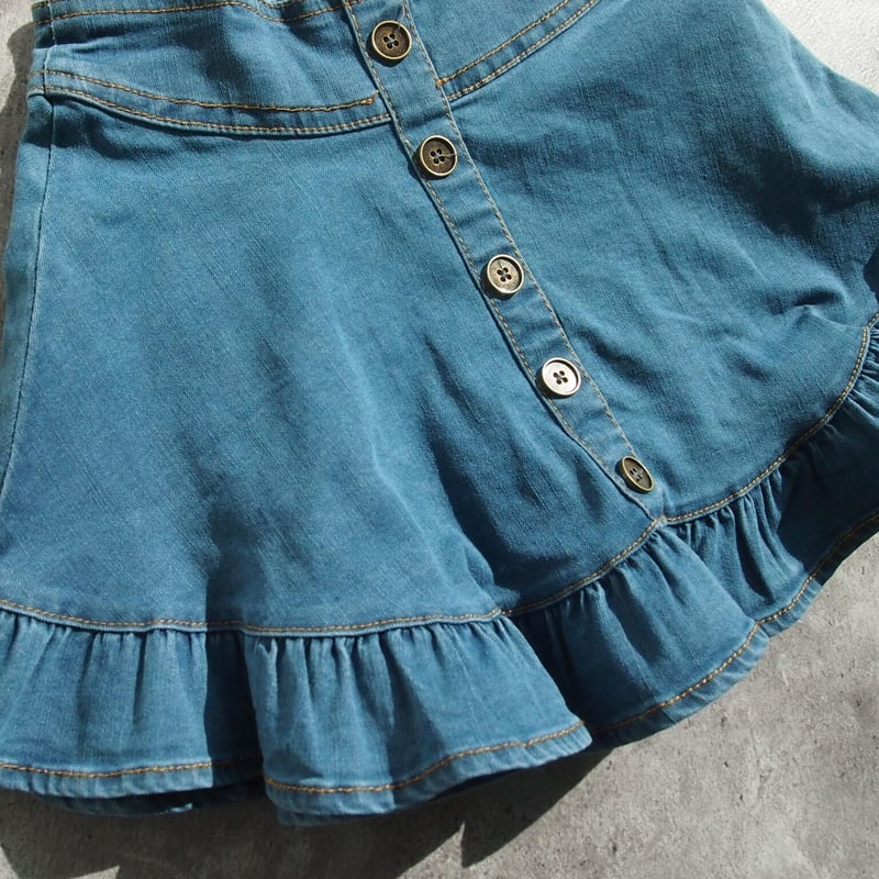 holiday サスペンダー付きデニム　スカート holiday サスペンダー付きデニム スカート fit=scale-down,w=1200