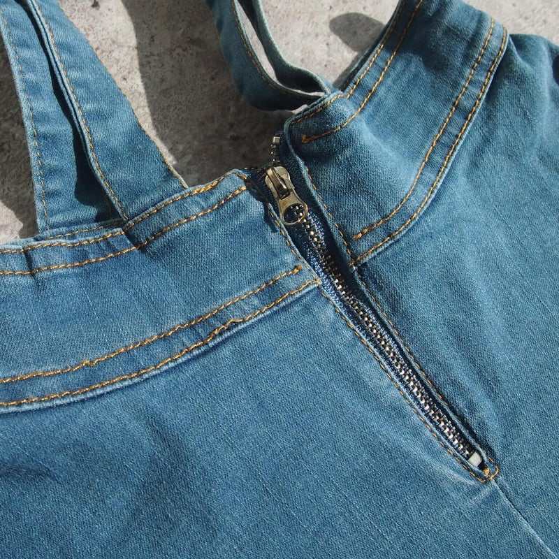 再入荷》サスペンダーデニムスカート 0192 | Rabbits