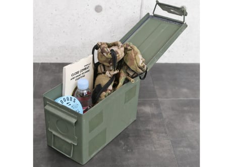 【Military】実物 USED 米軍 50 CAL AMMO CAN アンモボックス