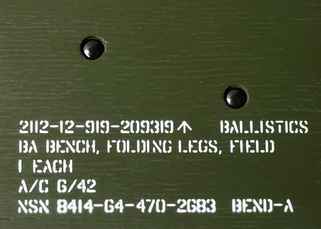 【BALLISTICS】BRITISH ARMY BENCH