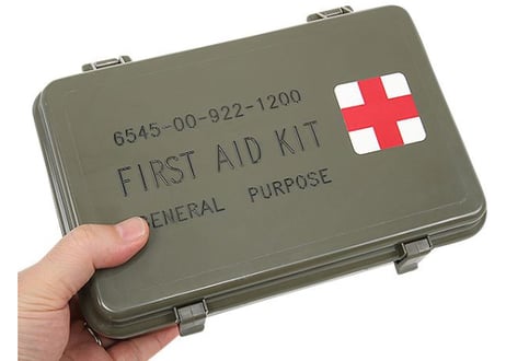 【Military】実物 新品 デッドストック 米軍FIRST AID KIT MEDICALボックス