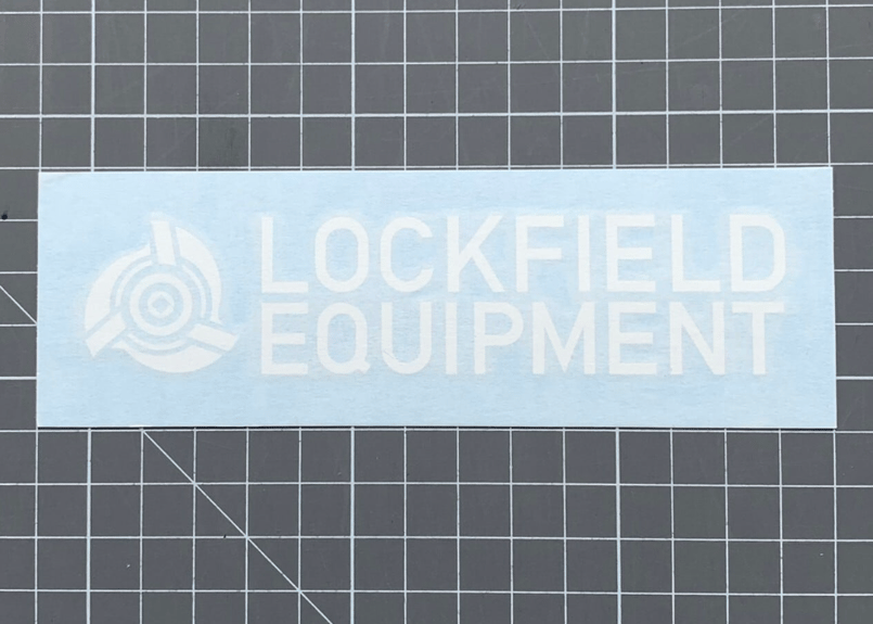 LOCKFIELD EQUIPMENT】ヌキモジステッカー | LOGGERS Gear S