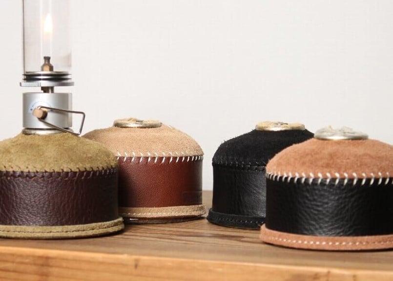 What Will Be Will Be】オイルレザー&スウェードODガス缶カバー 110サ