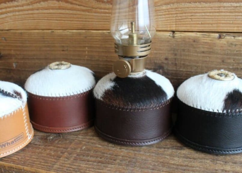 What Will Be Will Be】ハラコ使いODガス缶レザーカバー 230/250サ