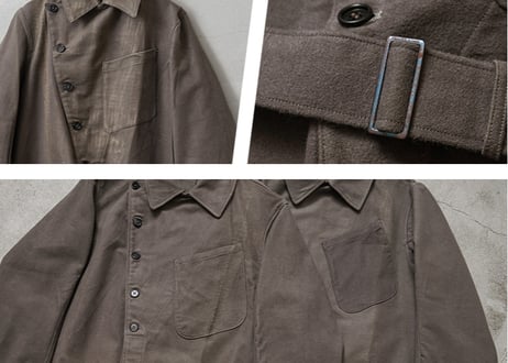 【Military】新品 デッドストック イタリア軍 モールスキン カバーオール