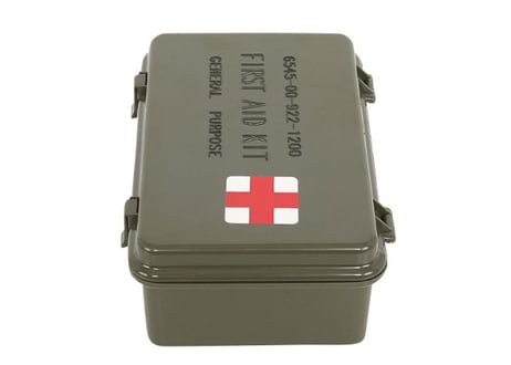 【Military】実物 新品 デッドストック 米軍FIRST AID KIT MEDICALボックス