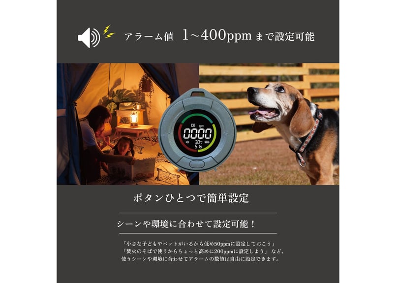 沢田テント】一酸化炭素チェッカー | LOGGERS Gear Supply