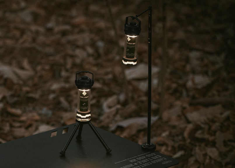 CARGO★DUAL LIGHT MINI ３点セット！新品！ CARGO CONTAINER DUAL LIGHT MINI 小型LEDランタン - CAMPHILLS