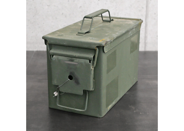 Military】実物 USED 米軍 50 CAL AMMO CAN アンモボックス |