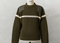 【Military】新品 デッドストック フランス軍 プリズン ホワイトライン セーター