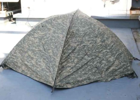【Military】実物 USED 米軍 UNIVERSAL IMPROVED コンパッドシェルターテント