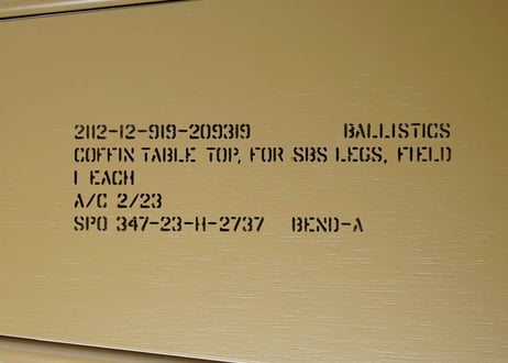 【BALLISTICS】SBS TABLE TOP (COFFIN) ※店頭展示品