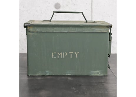 【Military】実物 USED 米軍 50 CAL AMMO CAN アンモボックス
