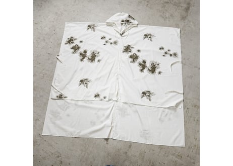 【Military】USED ドイツ軍 スノーカモ ポンチョ