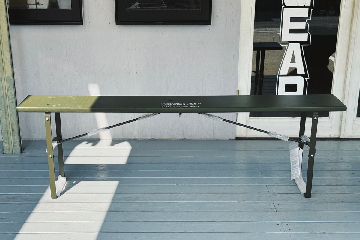 Ballistics BRITISH ARMY BENCH ブラック BALLISTICS】BRITISH ARMY BENCH | LOGGERS Gear S