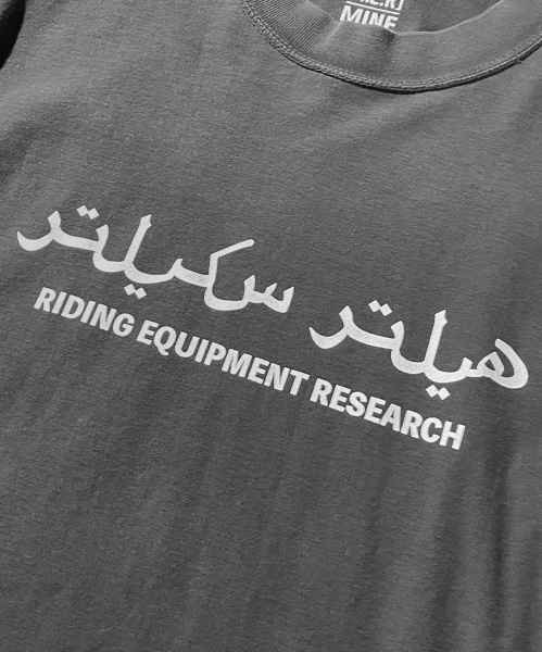 Riding Equipment Research】Logo Tee L/S(MINE) |