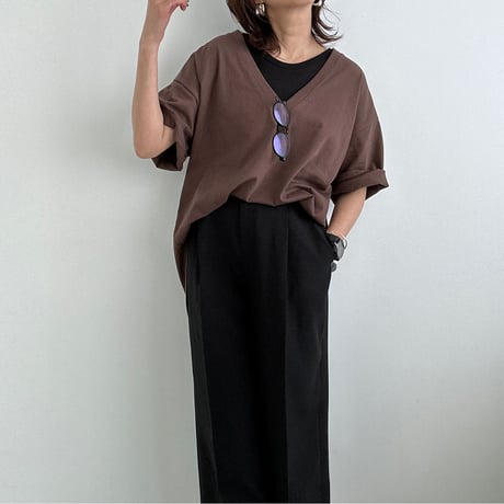 deep collar tee【K2-231120】