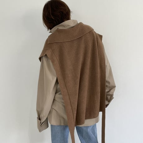 plus one knit vest【K2-223111】